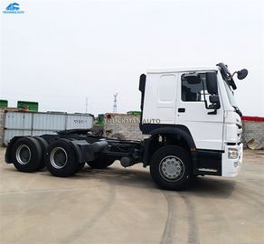 50トンはHowoのダンプ トラック、使用された平面のトラックの索引車のトラックの頭部を使用しました