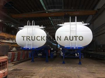 半Truckmanアルミニウム タンク トレーラー、オイルのトラックのタンカー3の車軸40 CBM