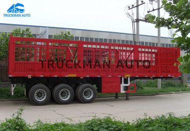 50-60バルク商品および容器輸送のための塀のトレーラーに半荷を積むトン