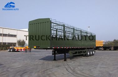 半塀の貨物トレーラー、積載量40トンのの塀のトラクター