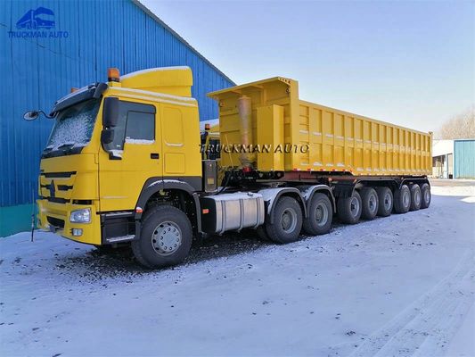 ガーナのための80000kg 9車軸45m3ダンプ トラック