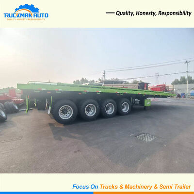 工場価格 4 軸 100 トン 貨物輸送のためのサイドダンプトレーラー