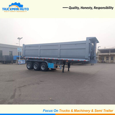 耐久性 3 軸 50 トン U 形 貨物体 ダンプ 半トレーラー ギアナ